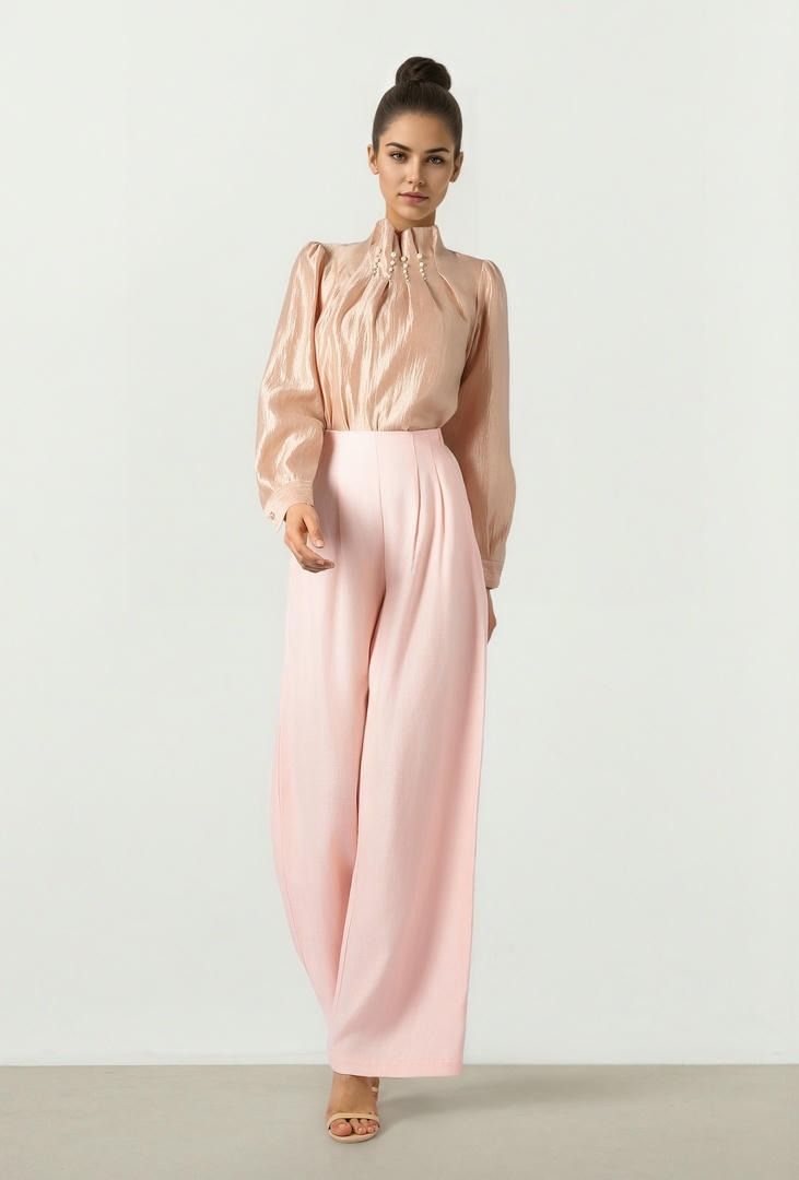 Soft Shimmer Blouse