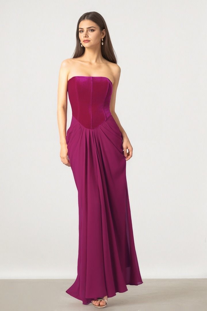 Fuchsia Maxi Dress