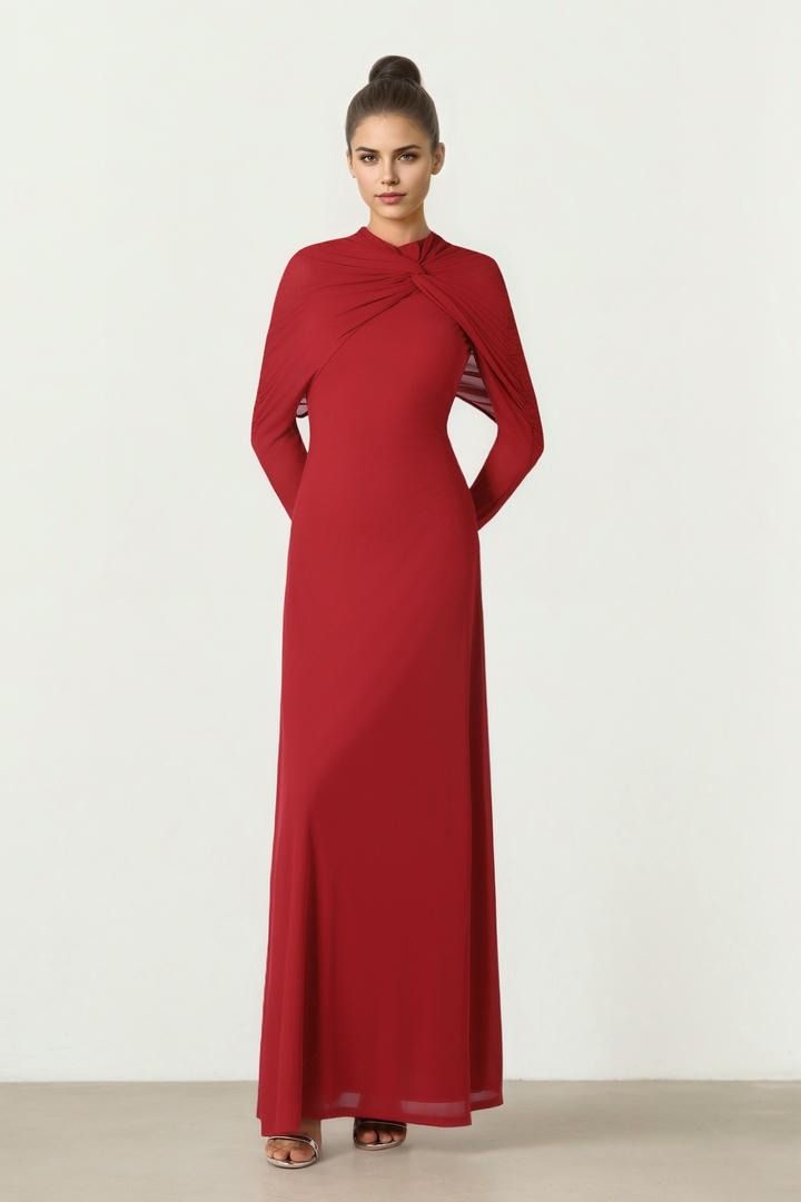 Dramatic Red Dress