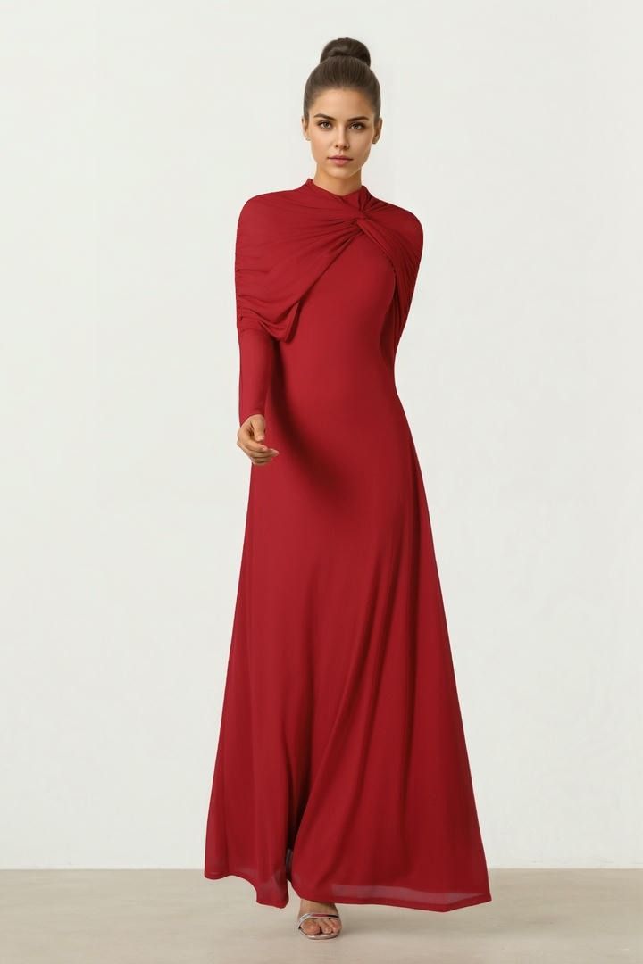 Dramatic Red Dress