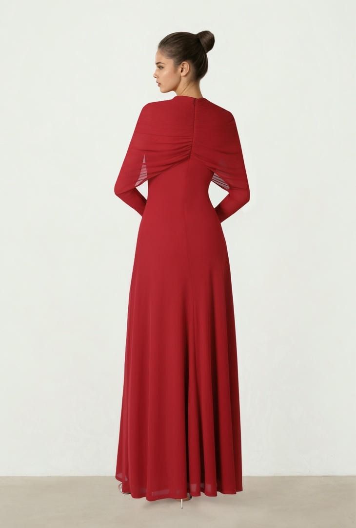 Dramatic Red Dress