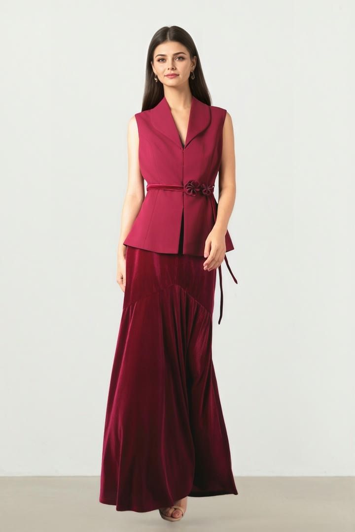 HIGH WAISTED MAXI SKIRT