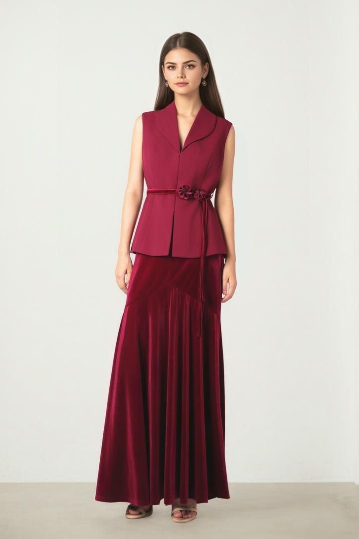 HIGH WAISTED MAXI SKIRT