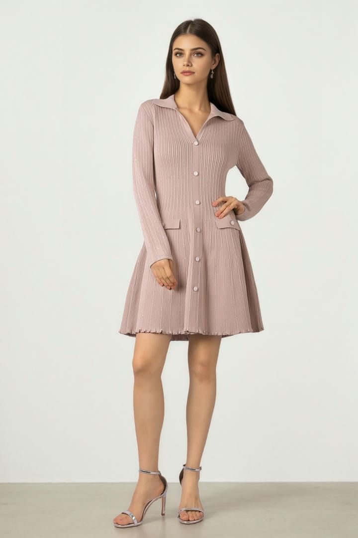 SHORT KNIT DRESS 