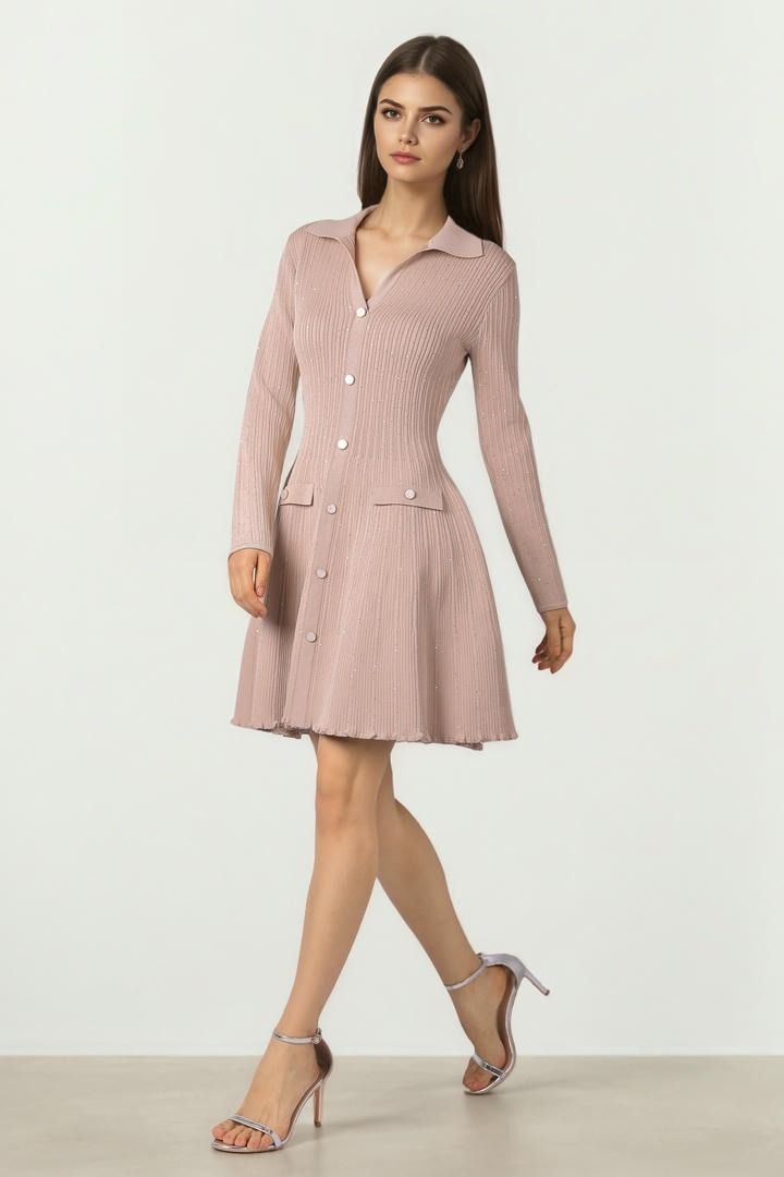 SHORT KNIT DRESS 