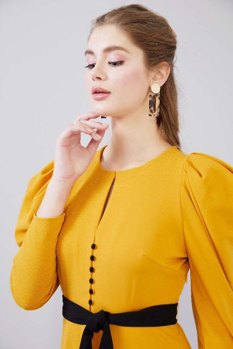 Classic Yellow Dress