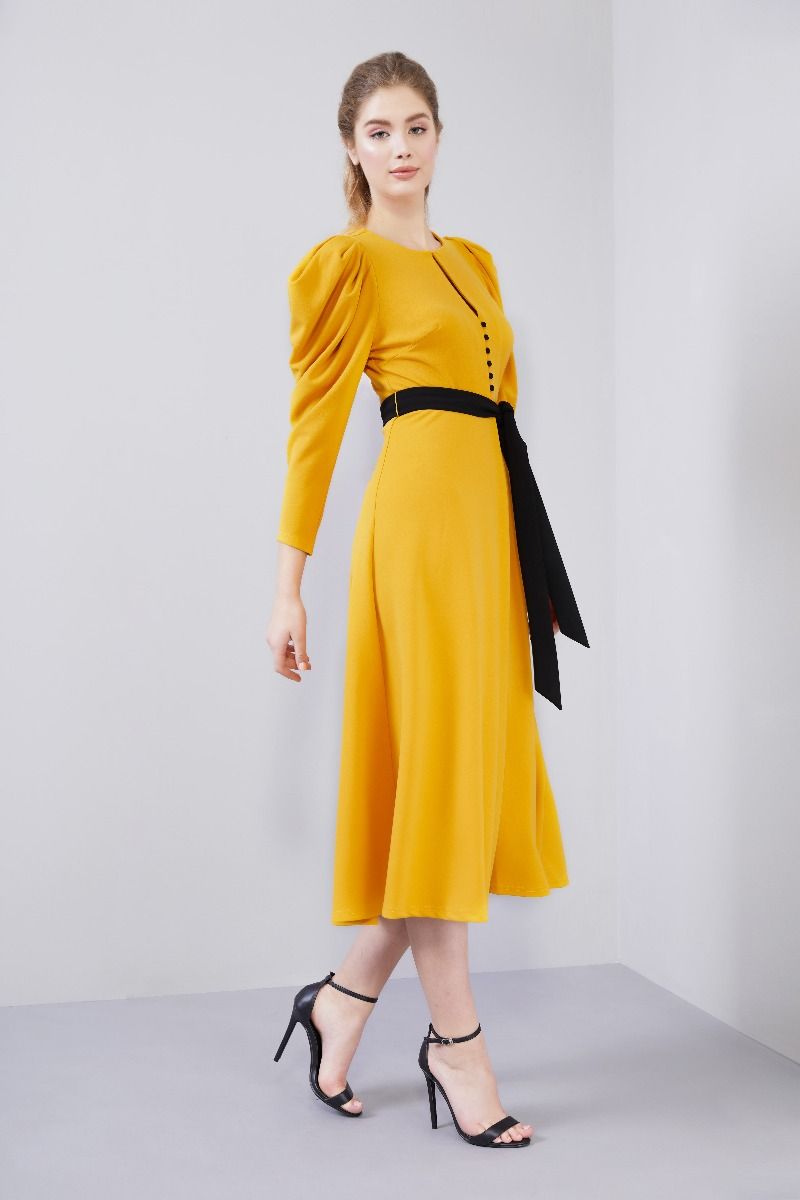 Classic Yellow Dress