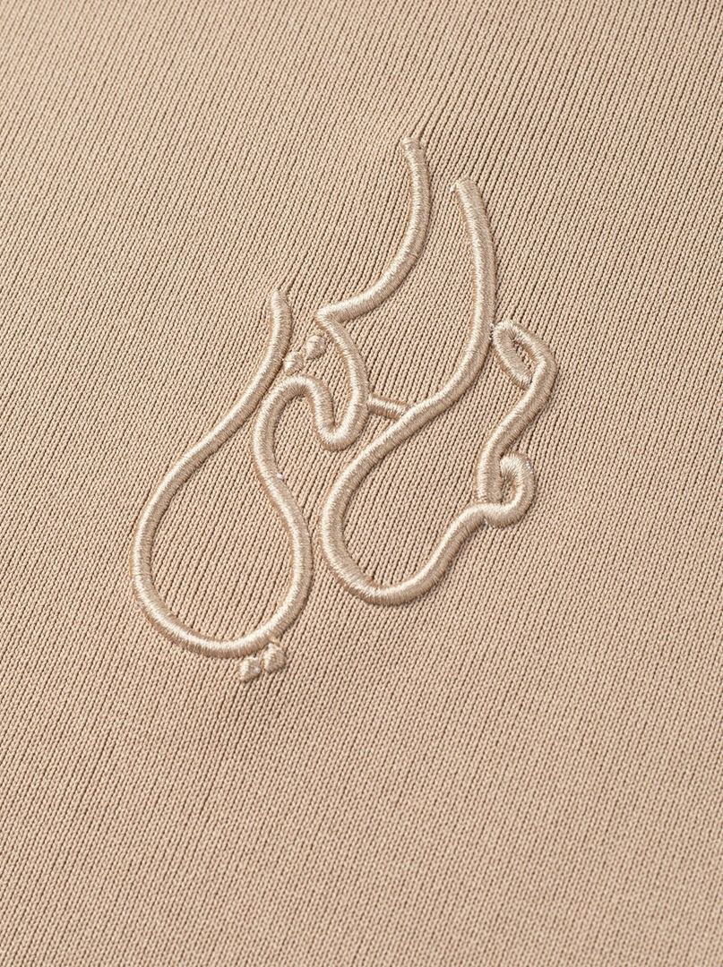 Embordered knit top