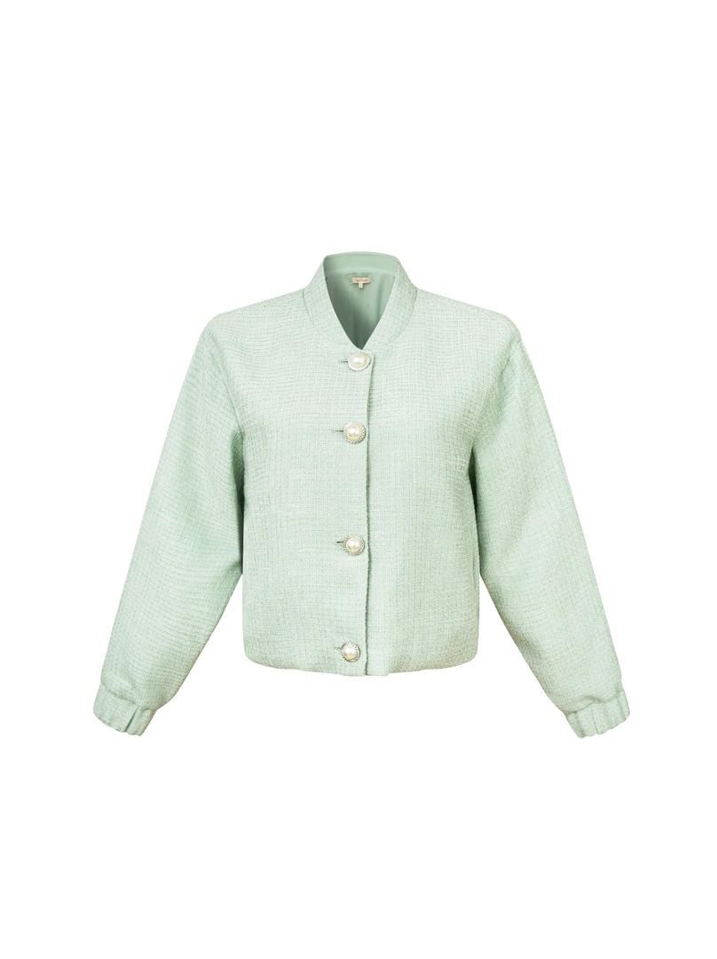 Elegant and Modern Tweed Jacket