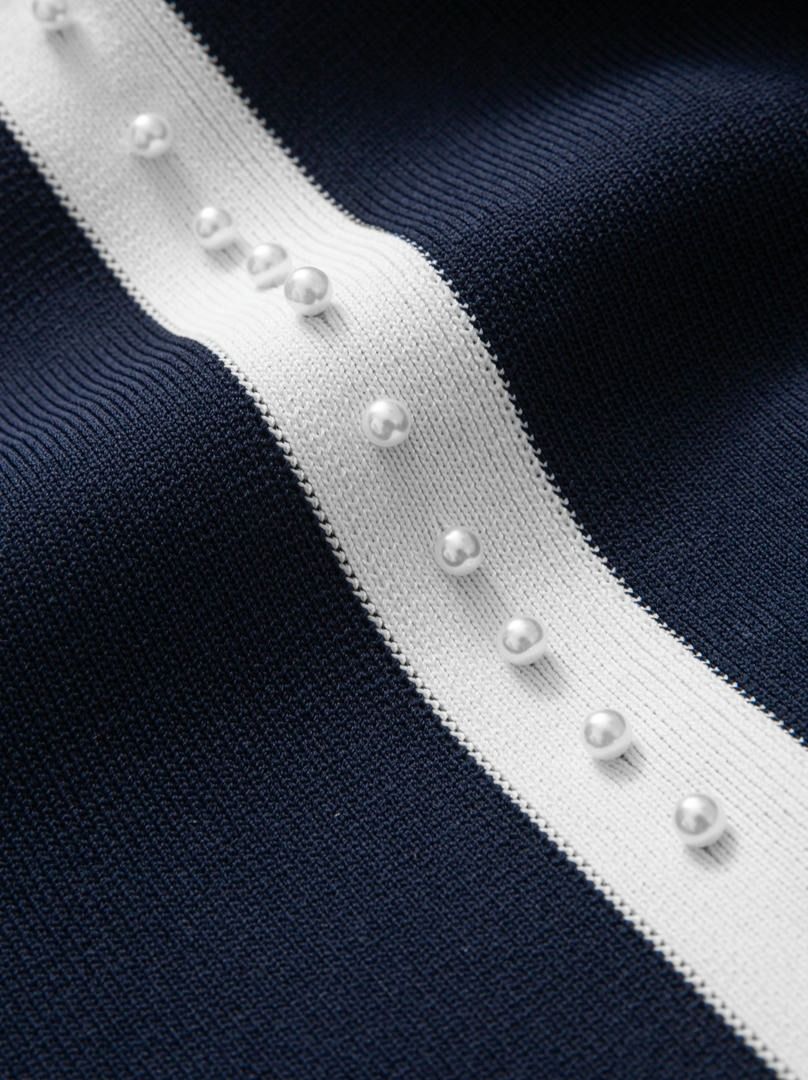 Knit Pants With Pearl Details