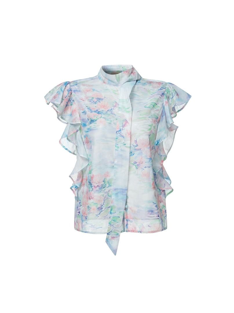 Scarf detail top