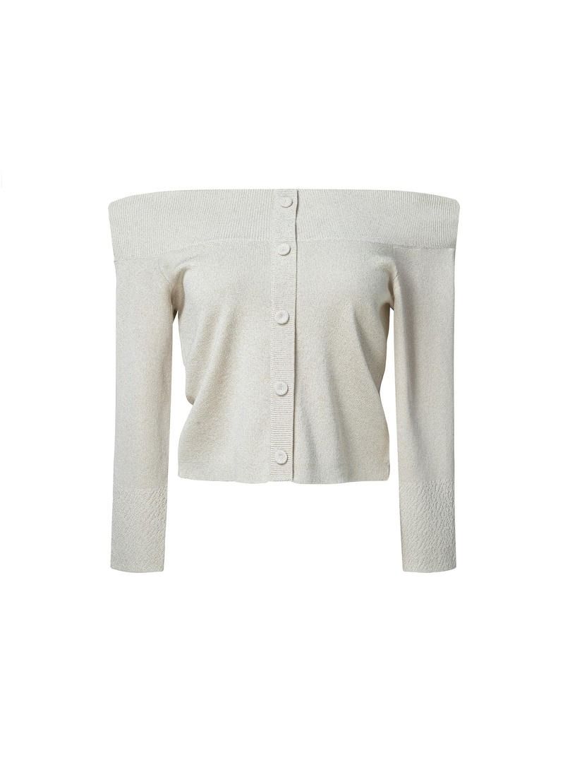 Button line knit top