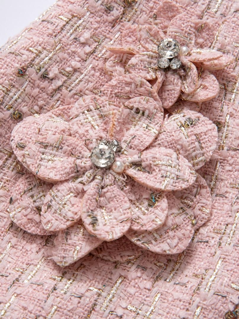 TWEED MIDI DRESS