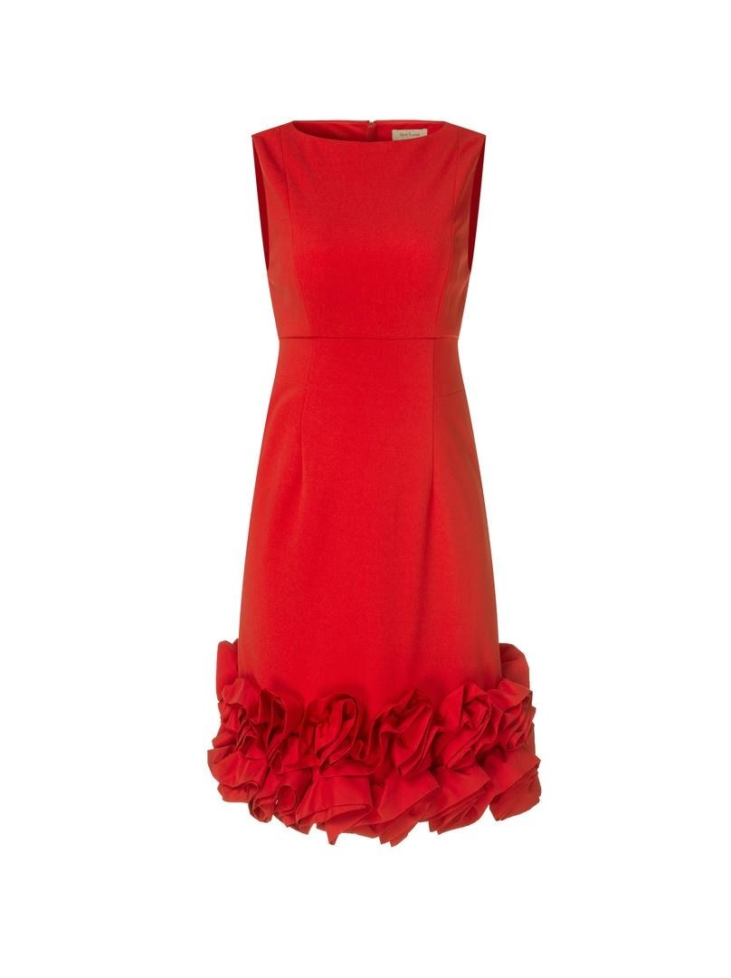 Ruffled Hem Mini Dress