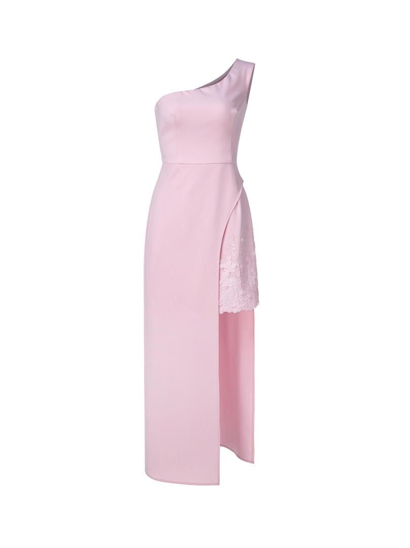 Pink Asymmetrical Dress