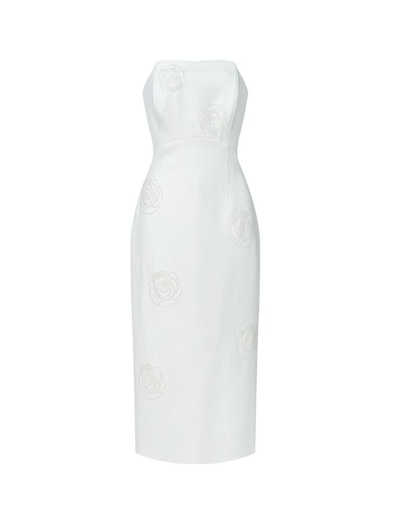 Column crepe dress