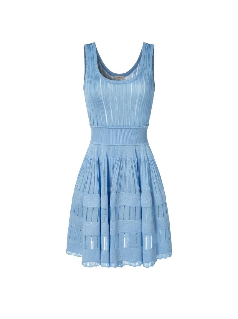 A-line knit dress