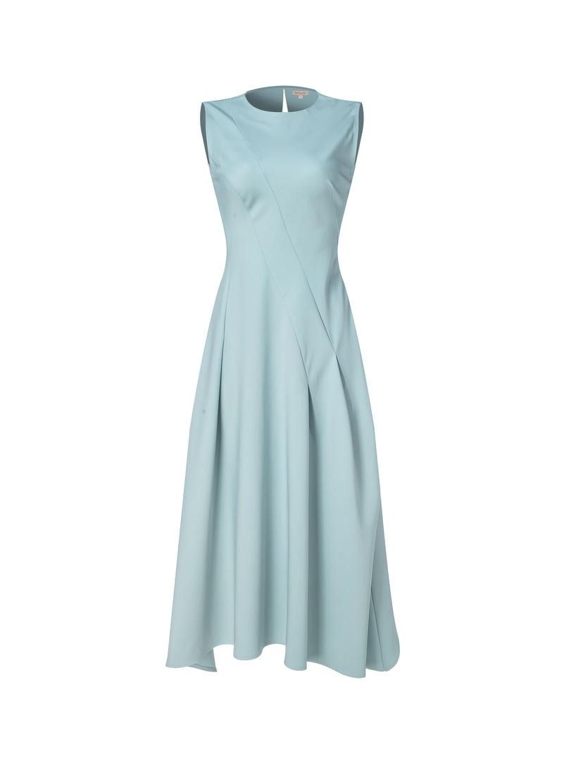 Light Green Fit and Flare Dress