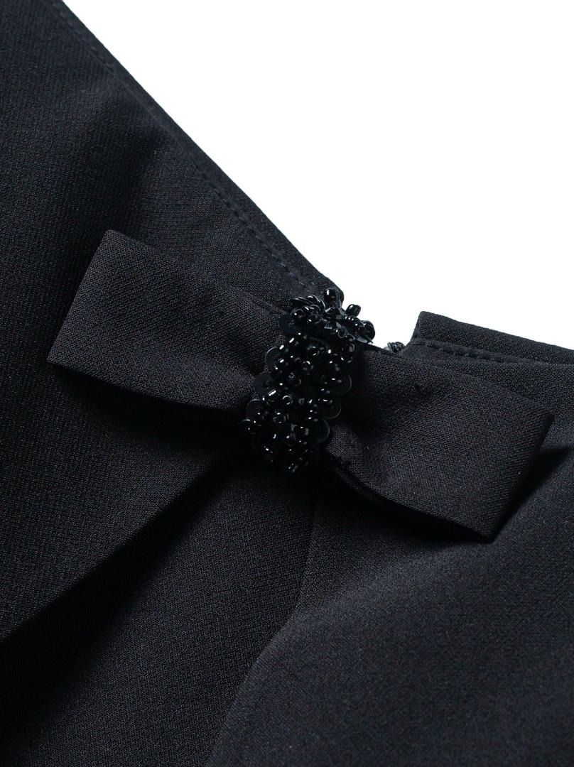 off-shoulder beading details top