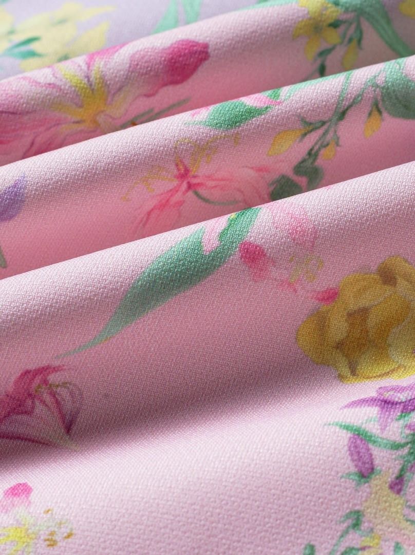 Pencil floral print skirt