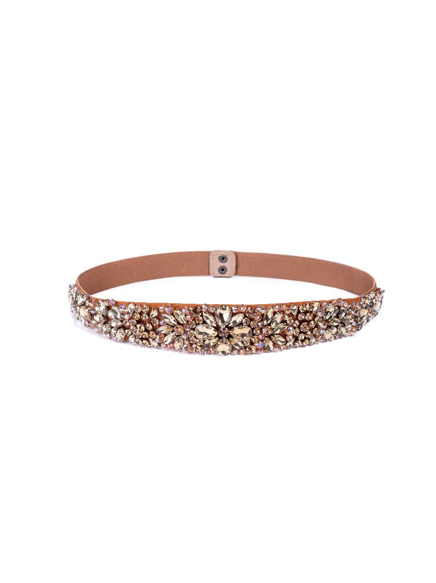 Rhinestones embellishments belt
