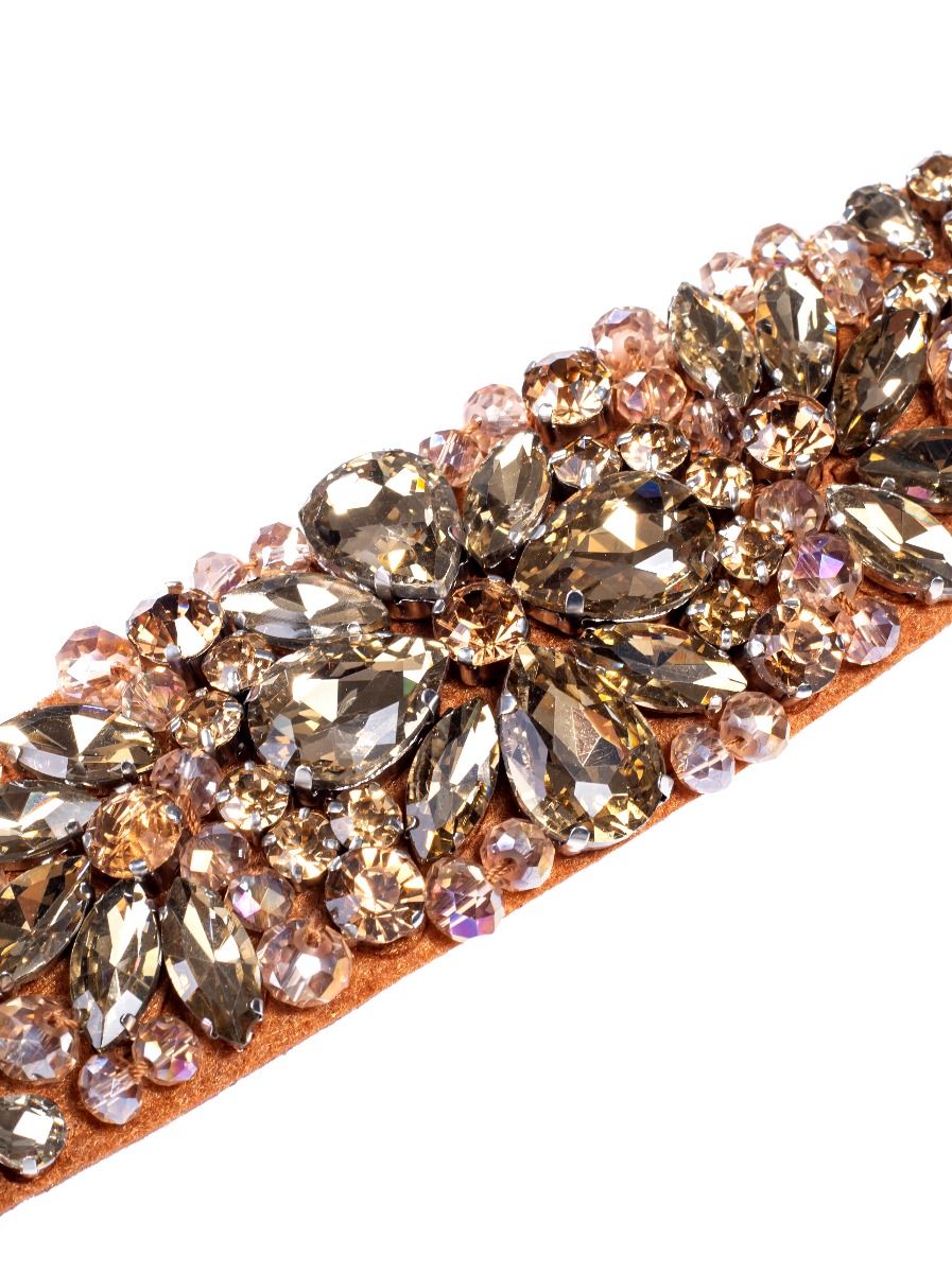 Rhinestones embellishments belt