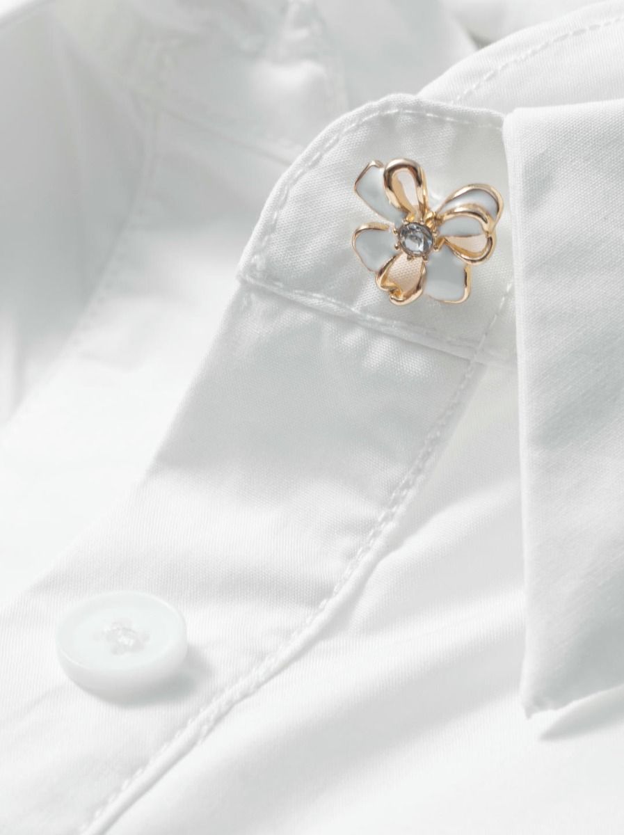 Ruffle sleeves shirt