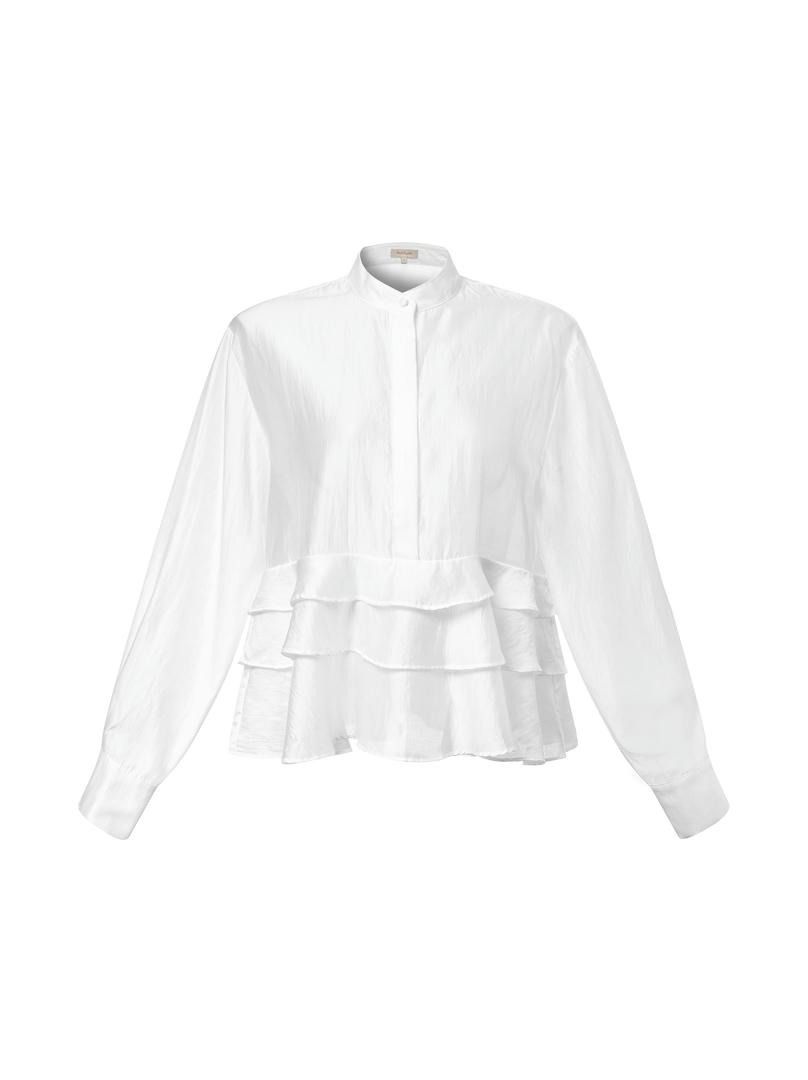 Elegant Chiffon Ruffled Top
