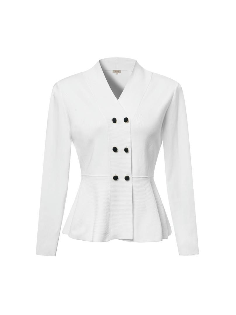 Peplum Elegance Cardigen
