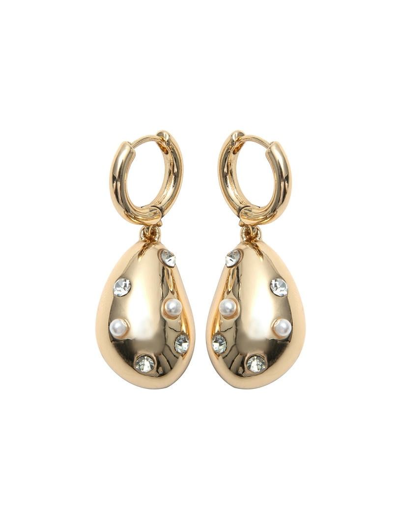 Dotted Drop Shine Earrings