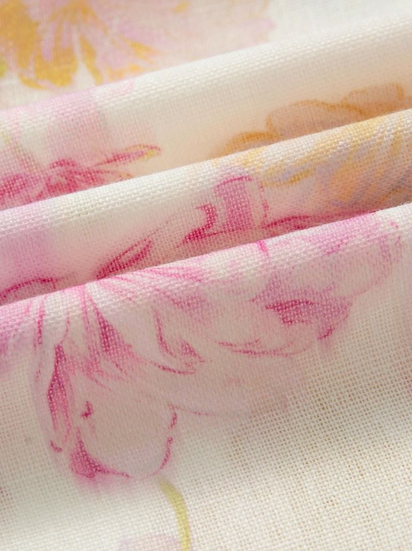 Floral Cotton Linen Shirt