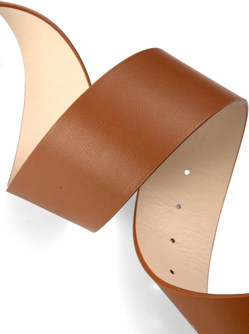 PU belt with buckle
