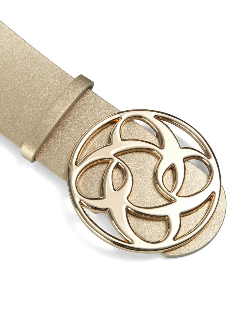 PU belt with buckle