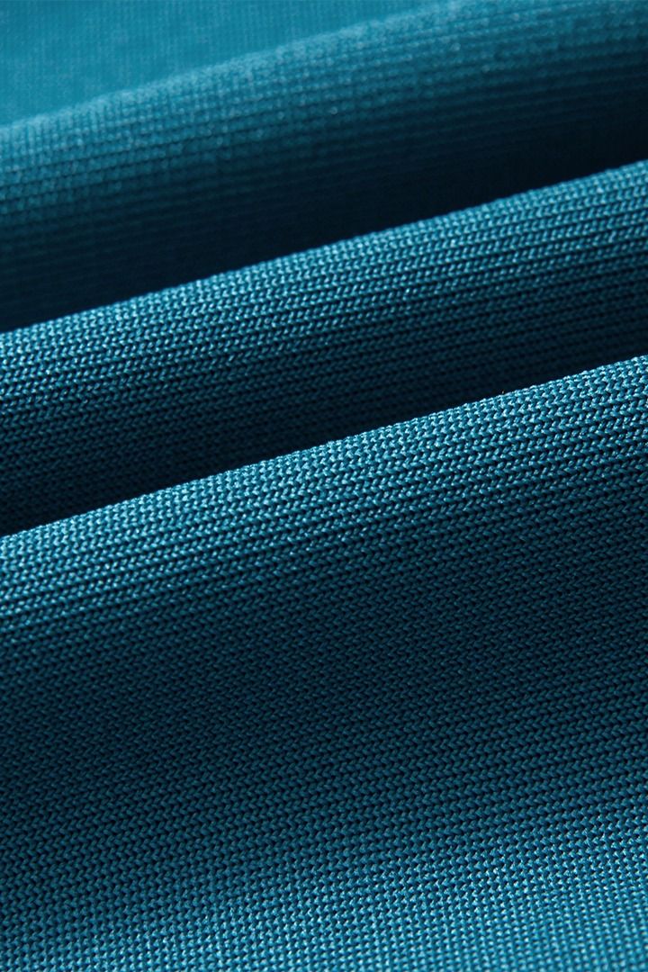 Teal Elegance Knit Dress