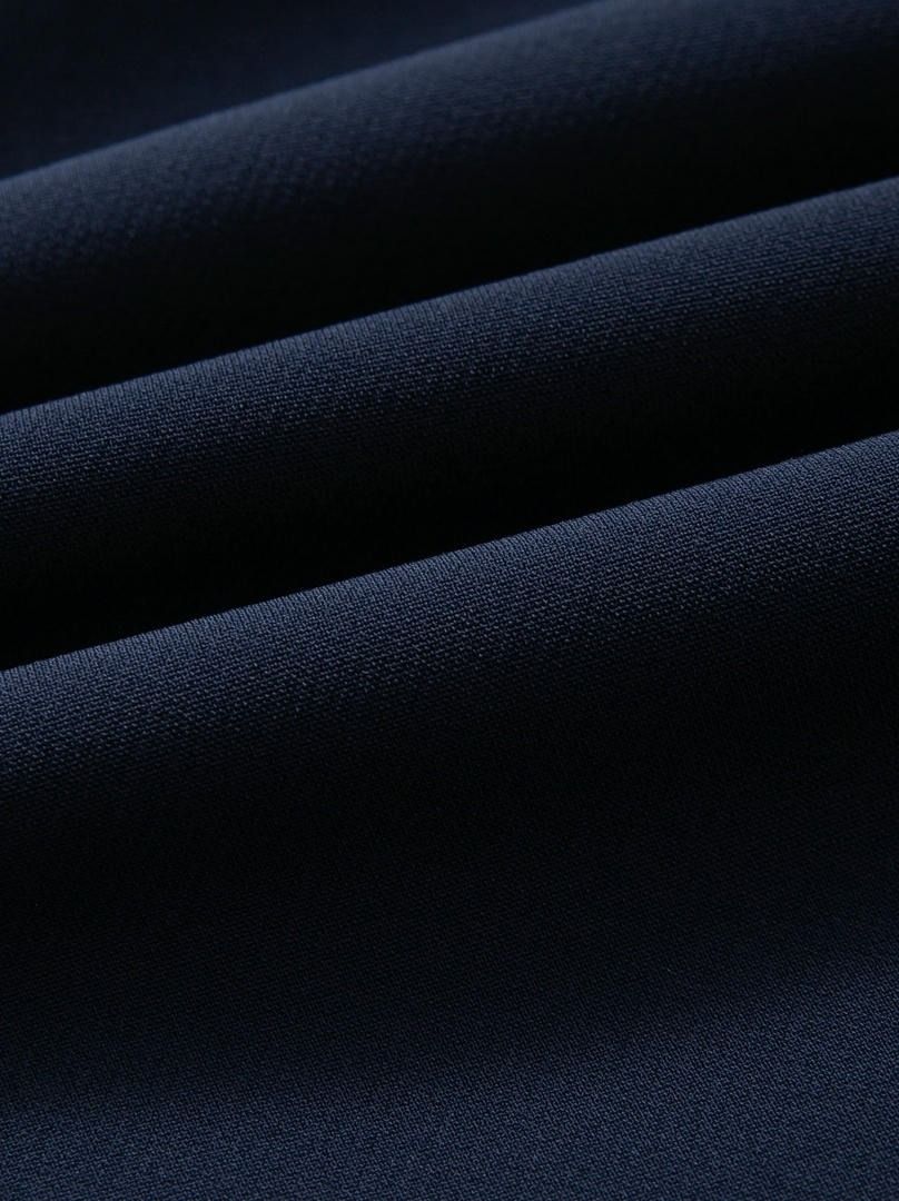 Navy Crepe Dress