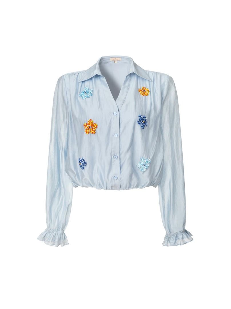 Embellished Tencel Top
