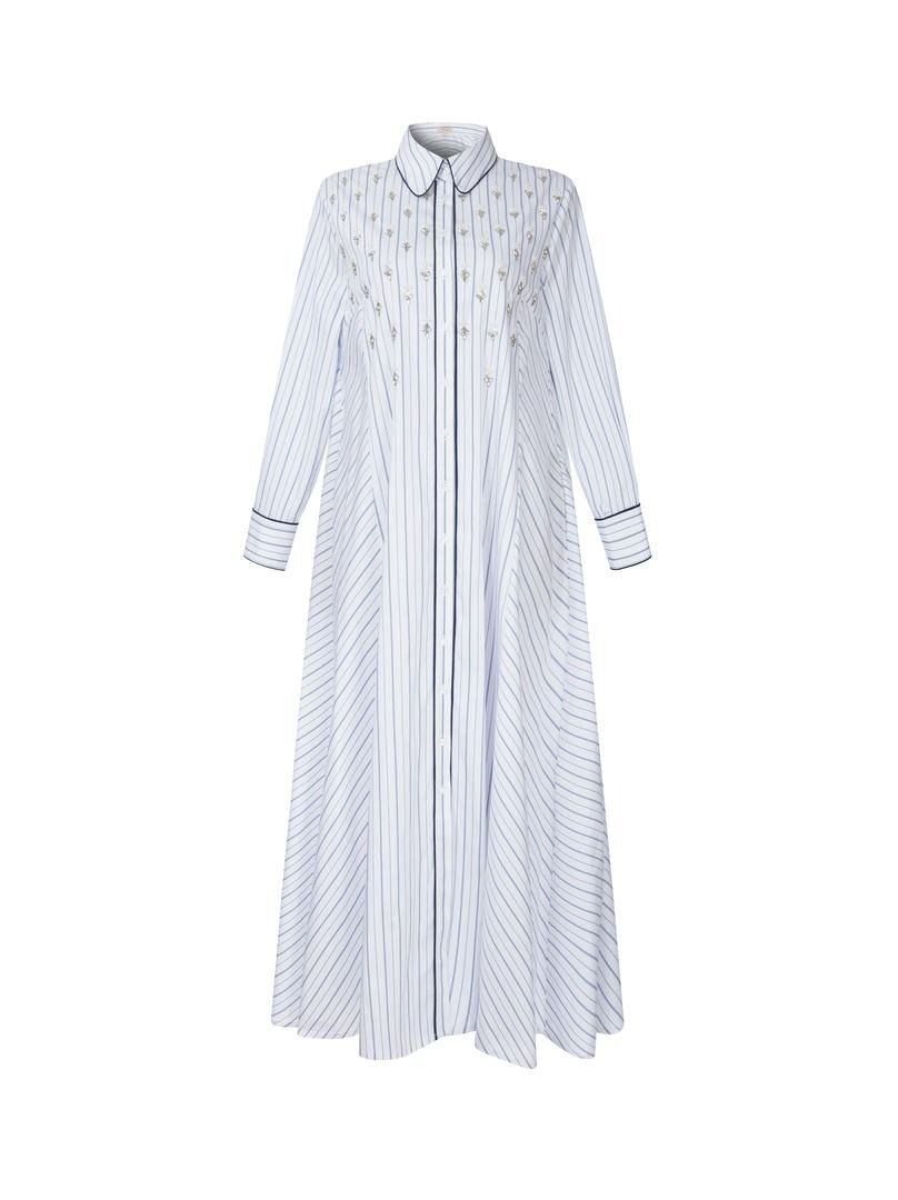 Striped Cotton Kaftan