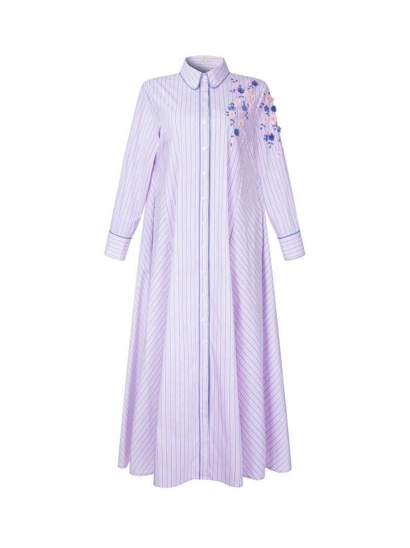 Pink Stripe Kaftan