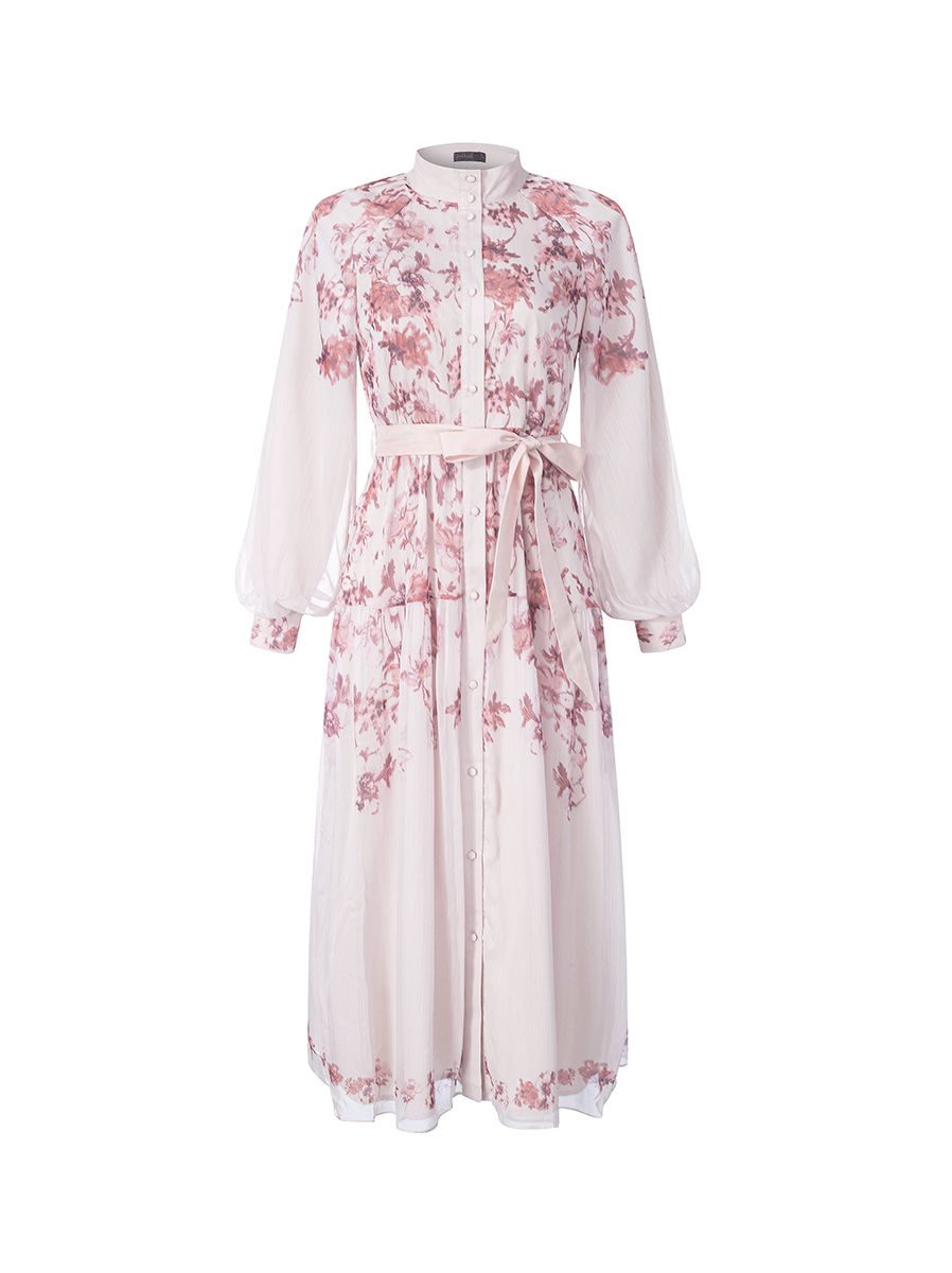 Floral chiffon Dress