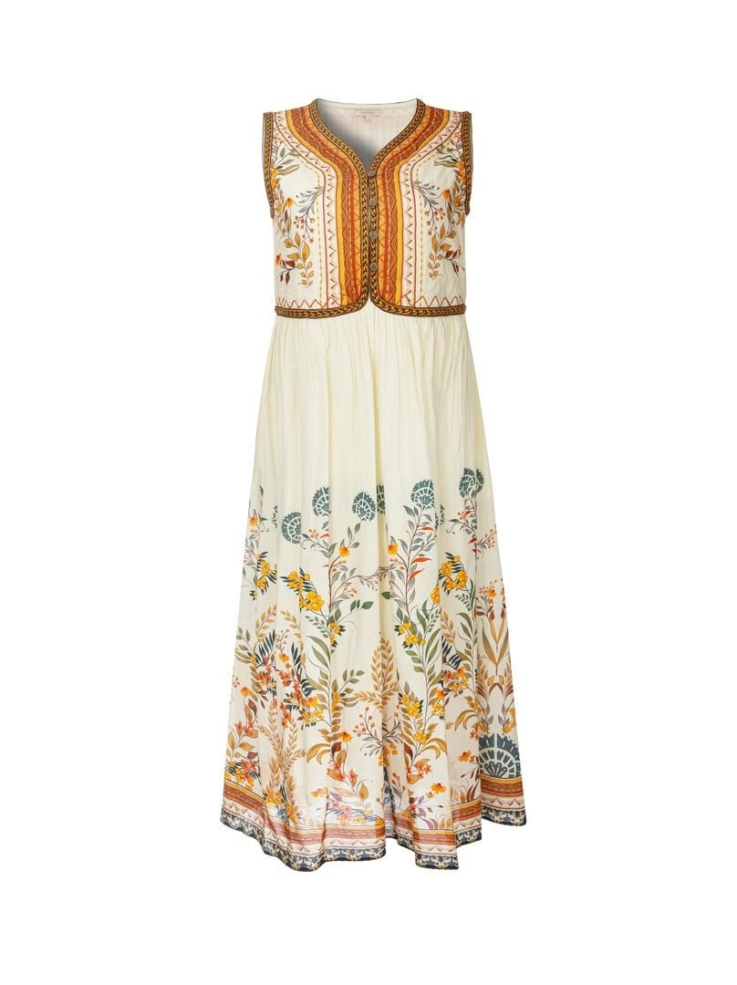 Quilted Print Dress