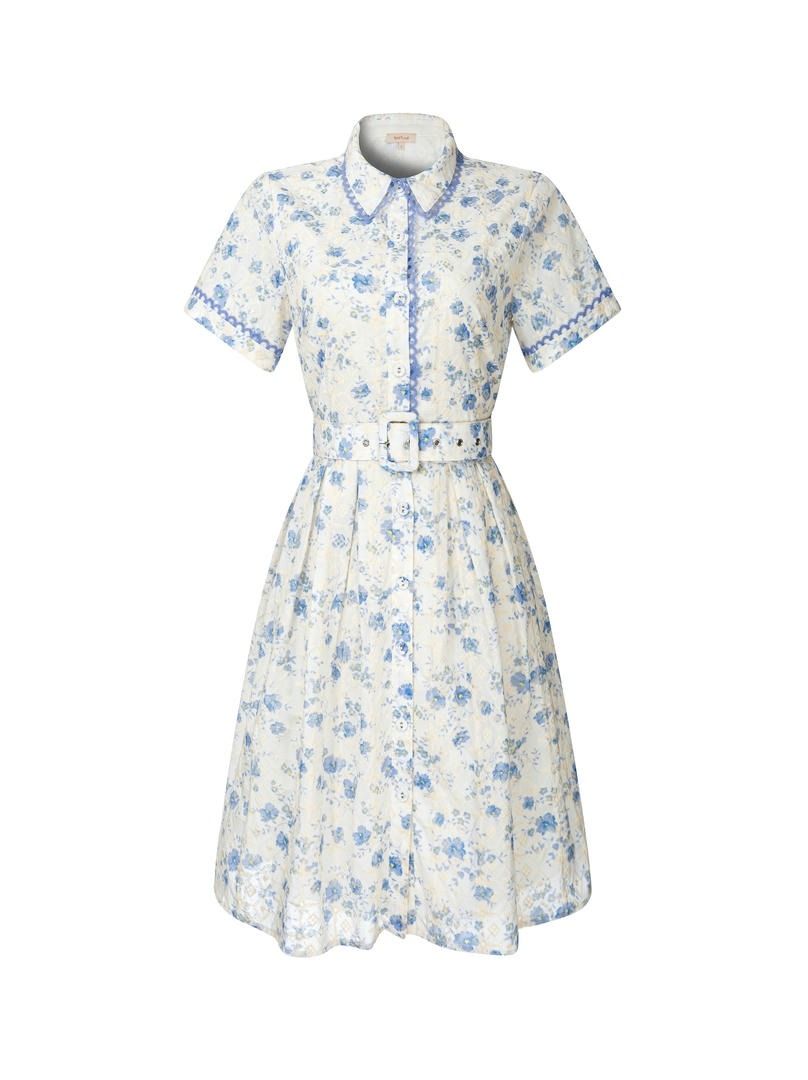 Embellished Jacquard Dress