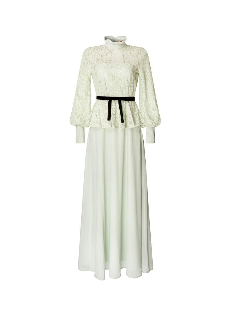 Lace Belt Dress