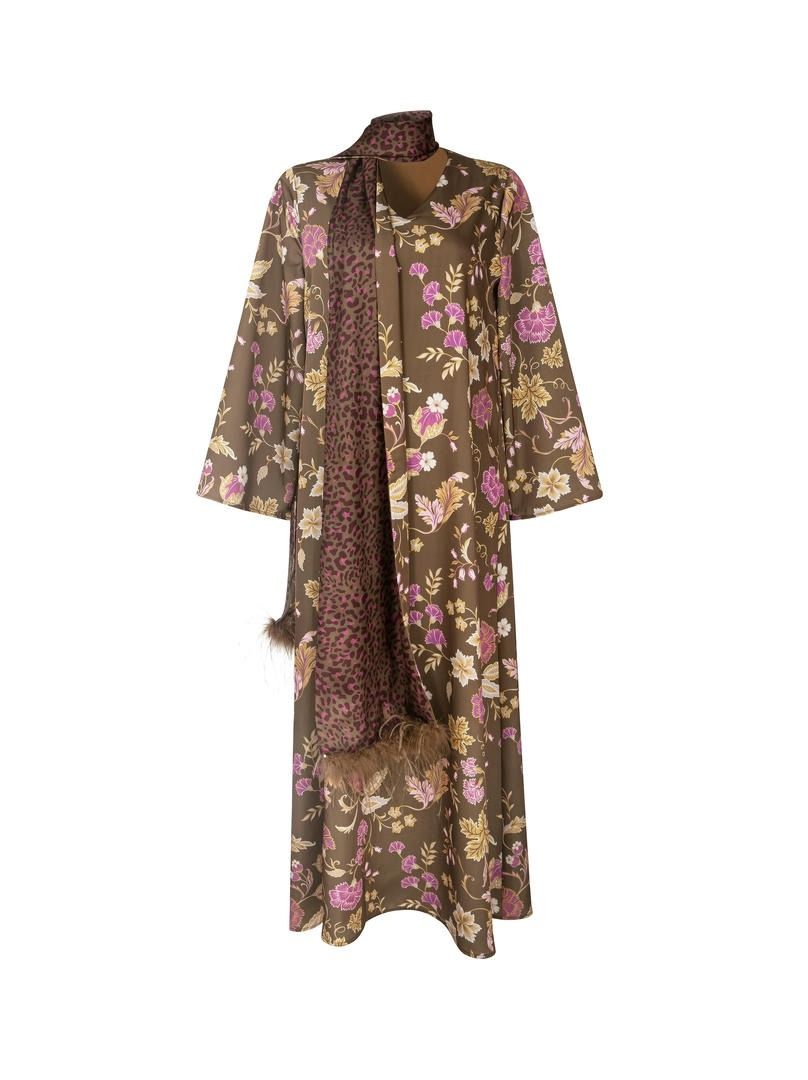 Floral Printed Kaftan