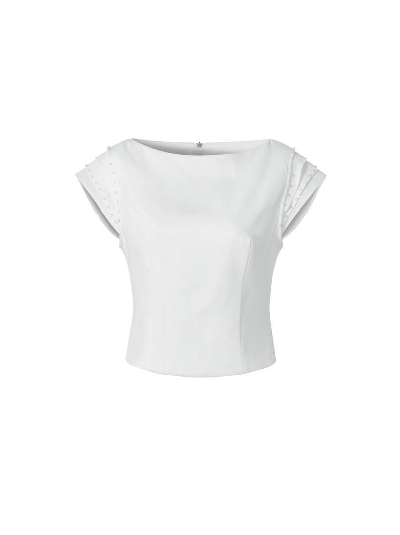 Layered short sleeve top