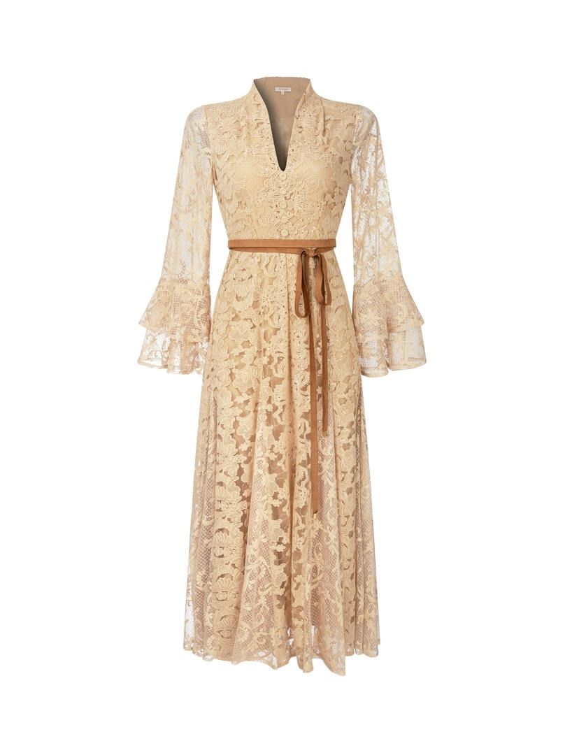 Sand Lace Dress