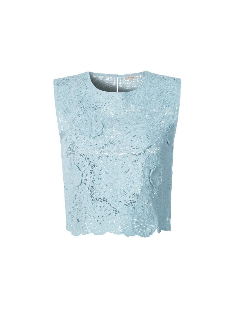 Floral Crochet Crop Top