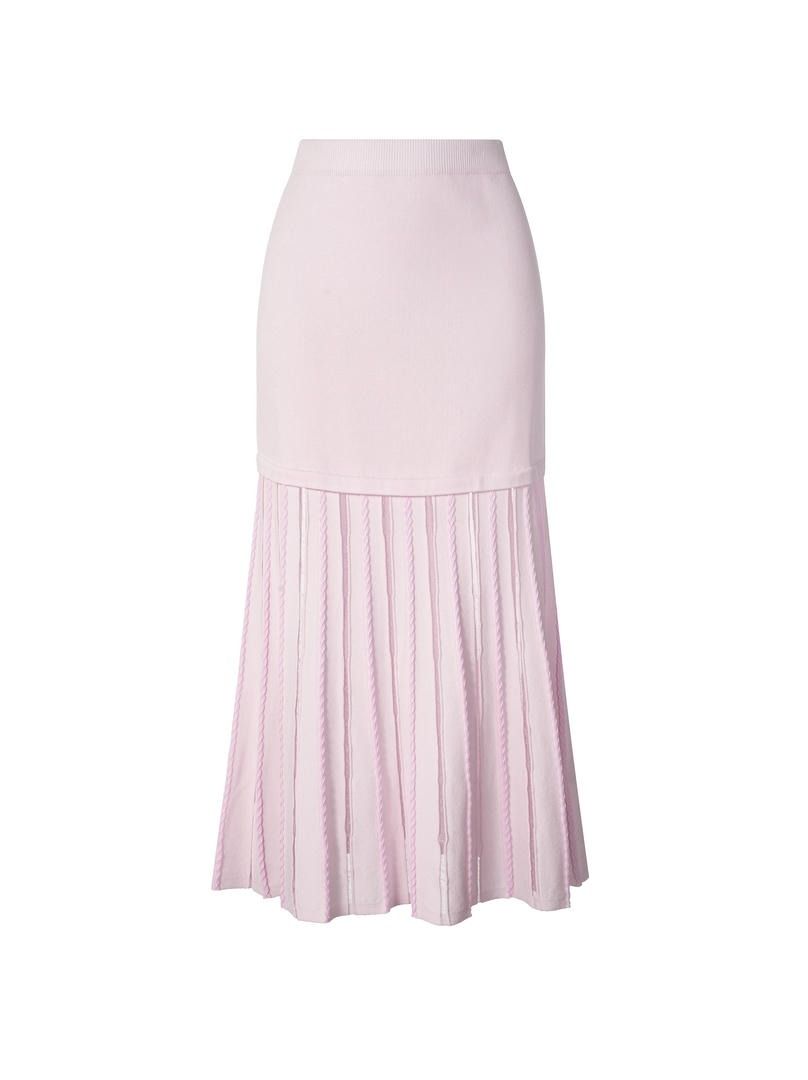 Knit A-Line Skirt