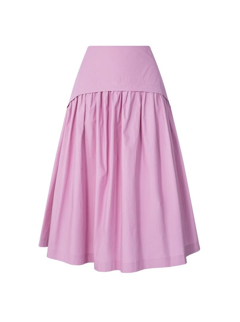 Cotton A-Line Skirt