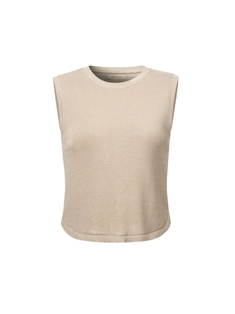 Ribbed Hem Knit Top