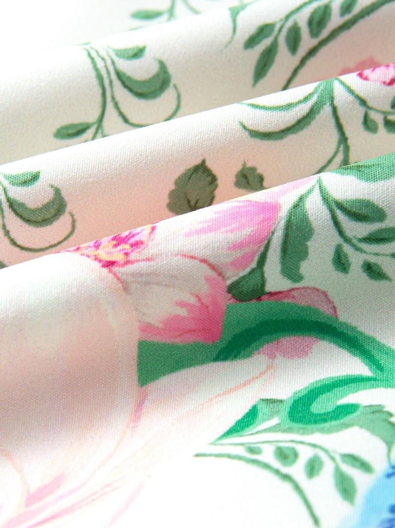 Botanical Shirt Dress